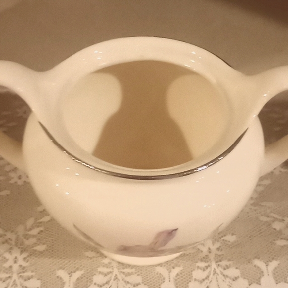 Vintage Universal Cambridge Iris Camwood Ivory- Sugar & Creamer Set - Picture 6 of 12